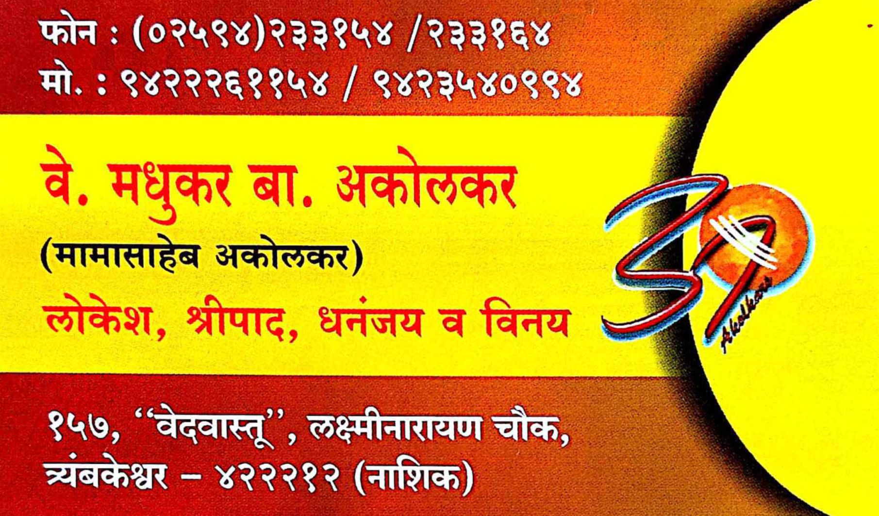  Akolkar Dhananjay Padmakar 